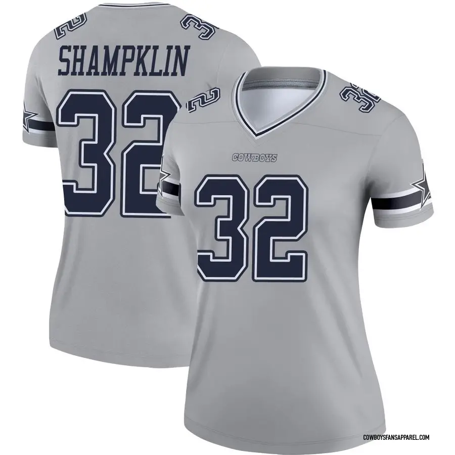 Women's Nike CeeDee Lamb Gray Dallas Cowboys Inverted Legend Jersey