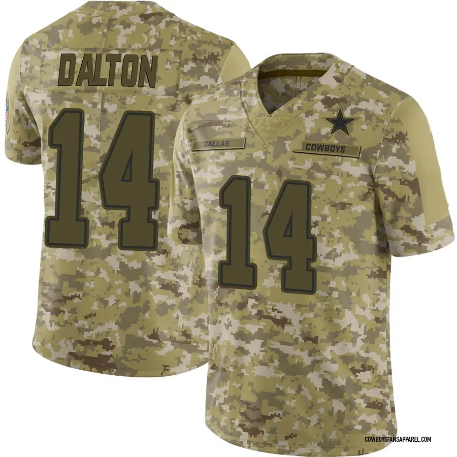 Nike Andy Dalton Dallas Cowboys Men's Game White Jersey