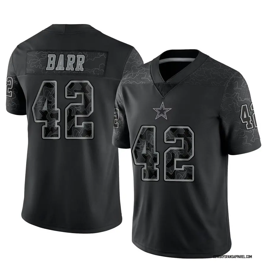 Nike Anthony Barr Dallas Cowboys Men's Limited Black Reflective Jersey