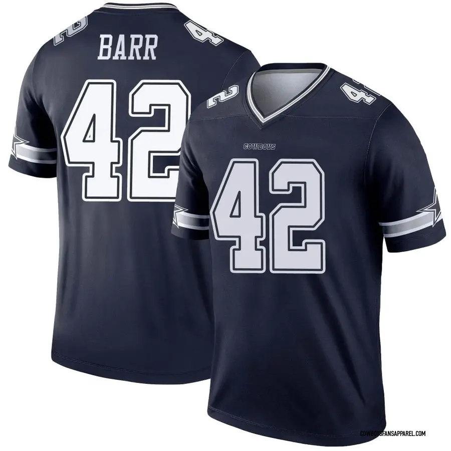 Nike Anthony Barr Dallas Cowboys Men's Game Navy Blue Throwback Jersey