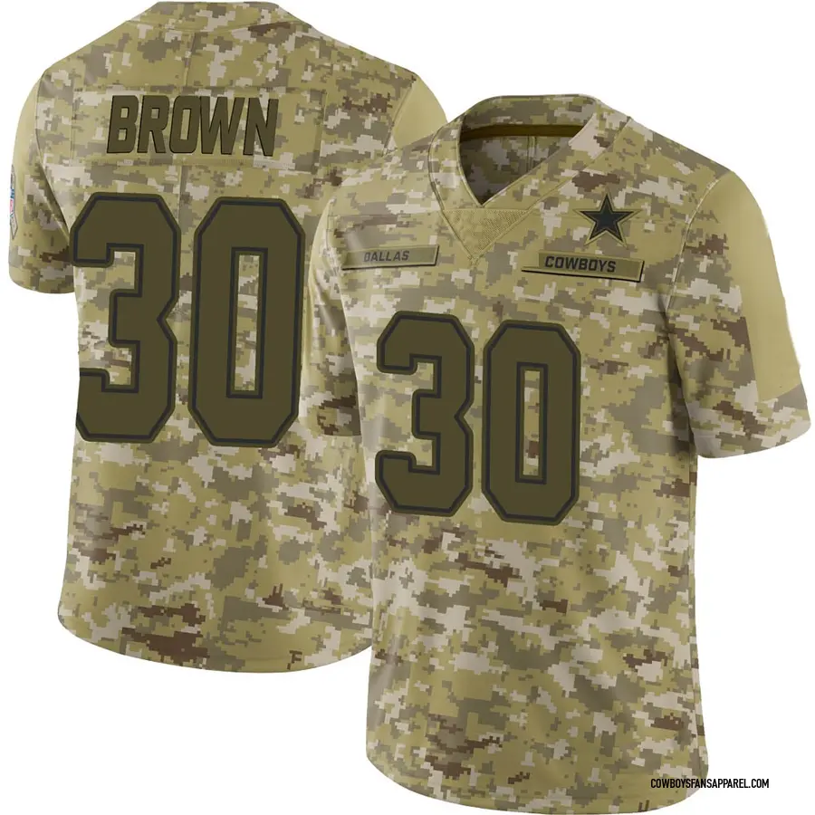 Nike Anthony Brown Dallas Cowboys Limited Brown Navy Team Color Vapor  Untouchable Jersey - Men's