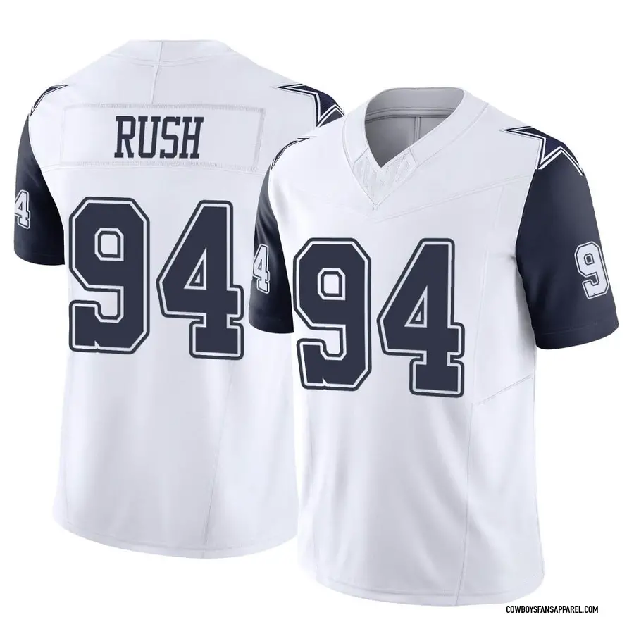 Nike Anthony Rush Dallas Cowboys Men's Limited White 2nd Alternate Vapor  F.U.S.E. Jersey