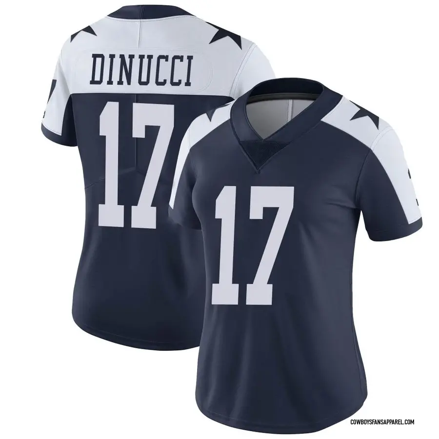 Nike Ben DiNucci Dallas Cowboys Limited Navy Alternate Vapor Untouchable  Jersey - Men's