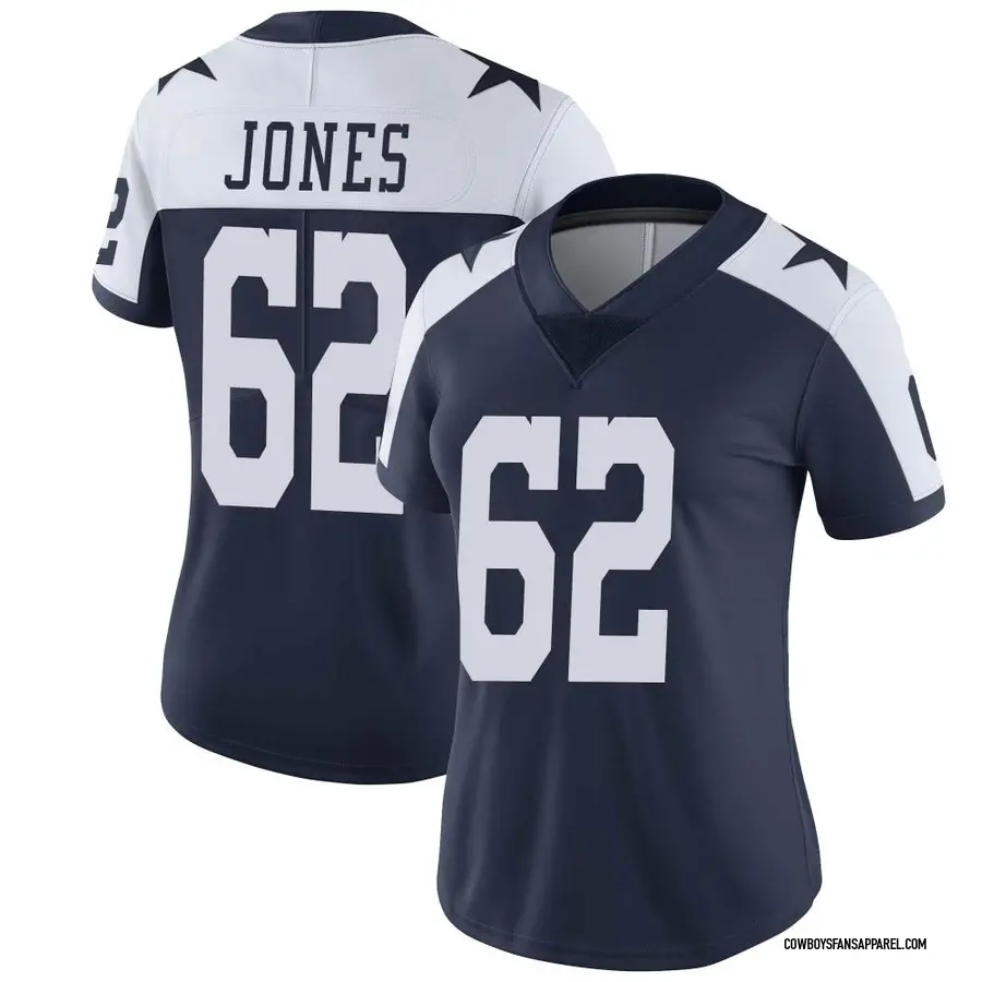 Nike Braylon Jones Dallas Cowboys Limited Navy Team Color Vapor Untouchable  Jersey - Women's