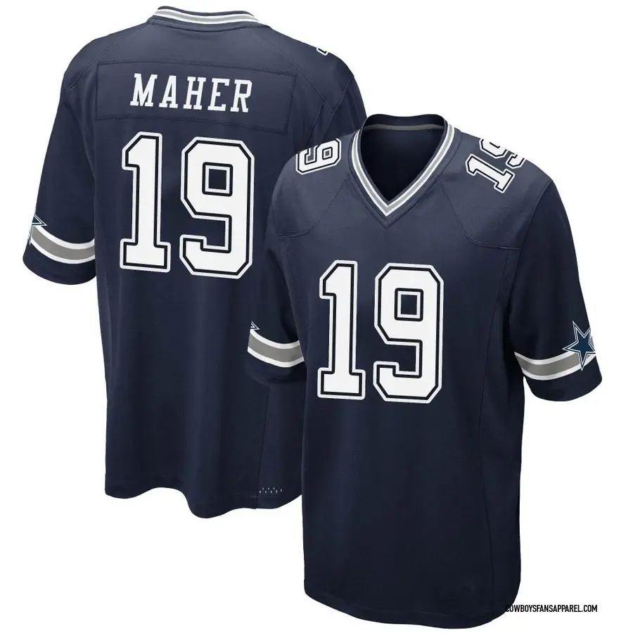 Nike Brett Maher Dallas Cowboys Men's Game Navy Team Color Jersey