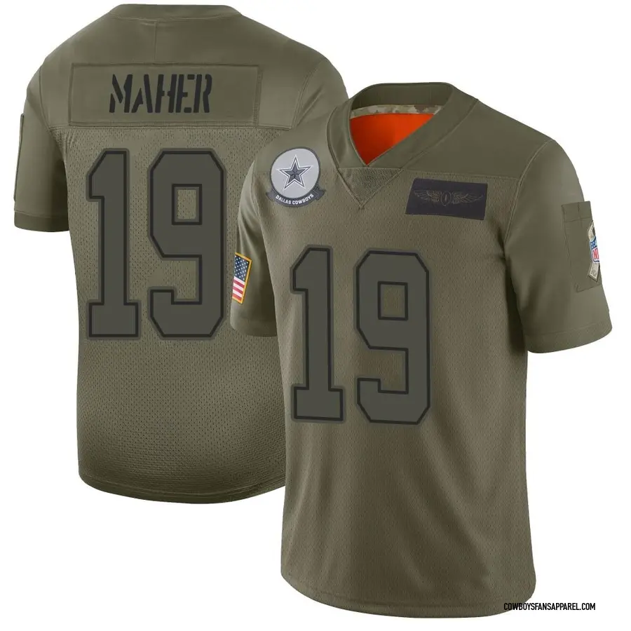 Dallas Cowboys Brett Maher Camo 2019 Salute To Service Limited Jersey -  Bluefink