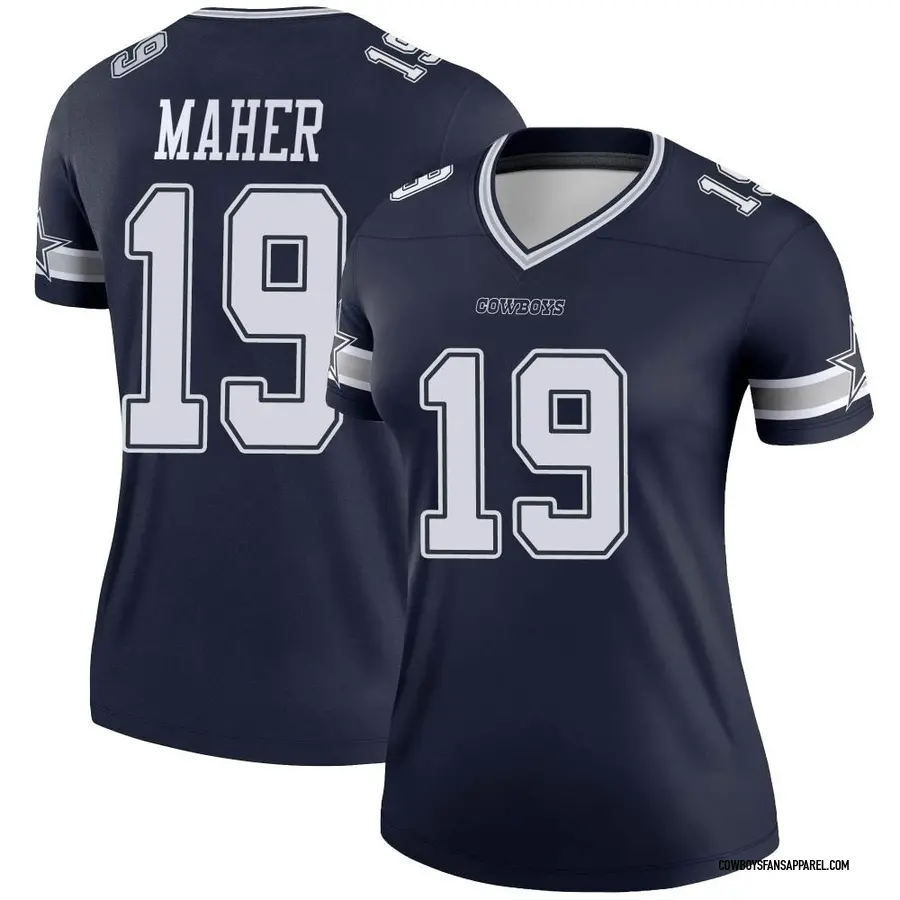 Brett Maher Dallas Cowboys Women's by Name & Number Logo Long