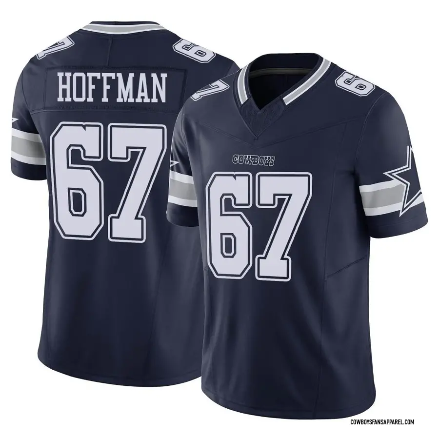 Nike Brock Hoffman Dallas Cowboys Men's Limited Navy Alternate Vapor  F.U.S.E. Jersey