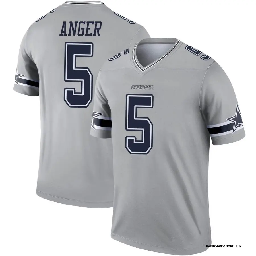 Nike Terrell Owens Dallas Cowboys Men's Legend Gray Inverted Jersey