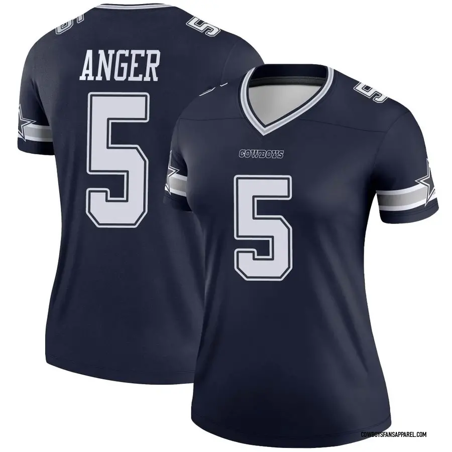 Bryan Anger Women's Nike Navy Dallas Cowboys Custom Game Jersey Size: Large