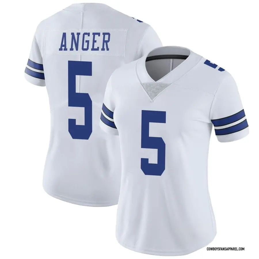 Nike Bryan Anger Dallas Cowboys Women's Game White Jersey