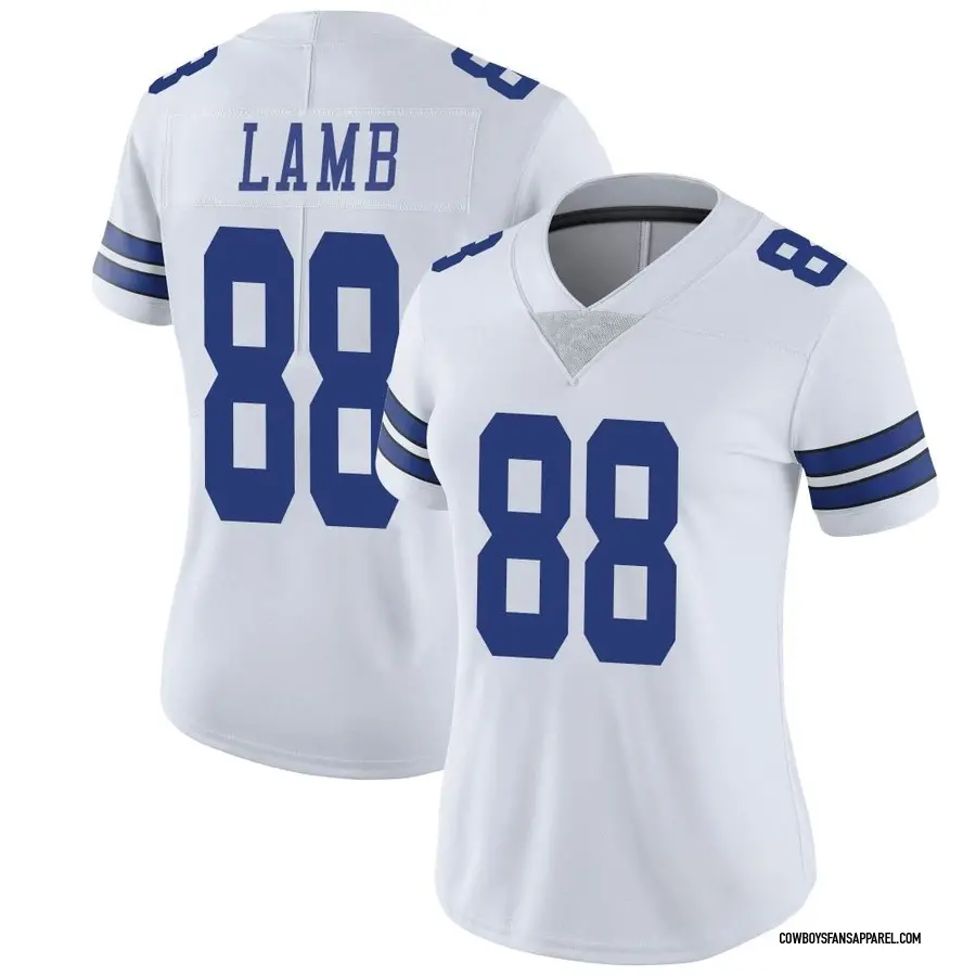 Men's Nike CeeDee Lamb White Dallas Cowboys Vapor Elite Jersey