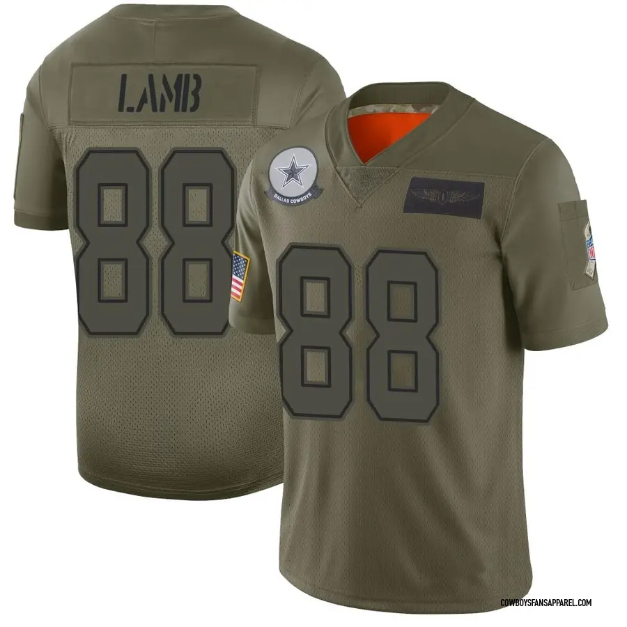 Nike CeeDee Lamb Dallas Cowboys Youth Limited Camo 2018 Salute to Service  Jersey