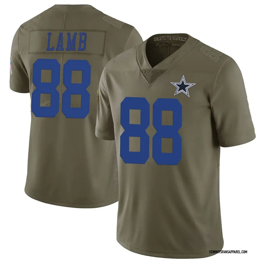 NFL, Shirts, Ceedee Lamb 88 Dallas Cowboys Color Rush Alternate Cool Gray  Jersey Adult Mens