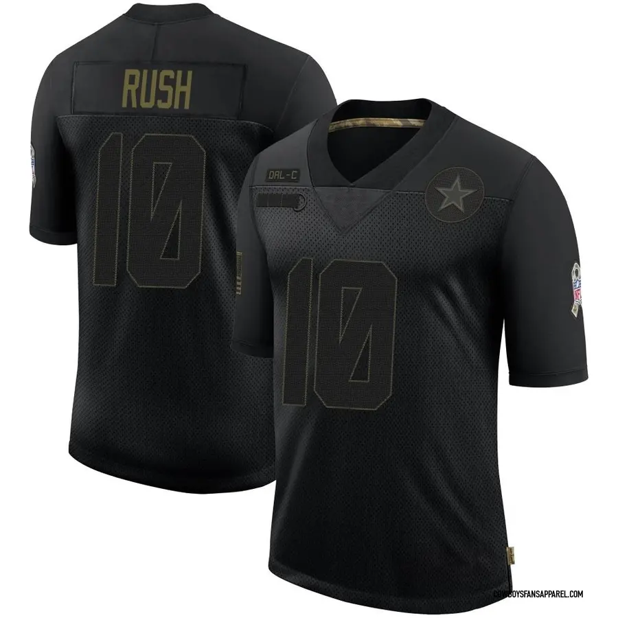 Men's Nike Cooper Rush Navy Dallas Cowboys Game Player Jersey