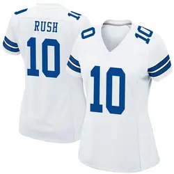 Men's Dallas Cowboys #7 Cooper Rush Navy Throwback 100th Season Limited  Jersey