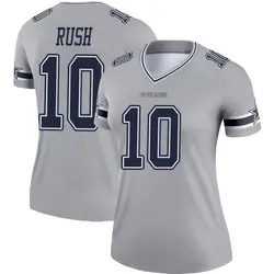 Men's Dallas Cowboys #7 Cooper Rush Navy Throwback 100th Season Limited  Jersey