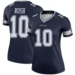 Cooper Rush Dallas Cowboys Men's Legend White Color Rush T-Shirt