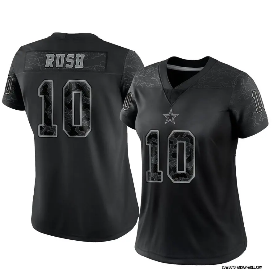 Women's Nike Cooper Rush Navy Dallas Cowboys Game Player Jersey