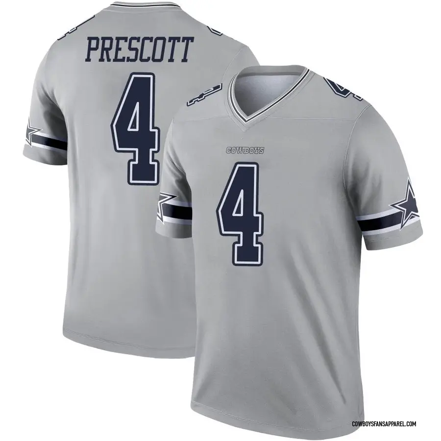 2016-20 DALLAS COWBOYS PRESCOTT #4 NIKE GAME JERSEY (HOME) XL