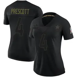 NFL Dallas Cowboys Salute to Service (Dak Prescott) Men's Limited Football  Jersey