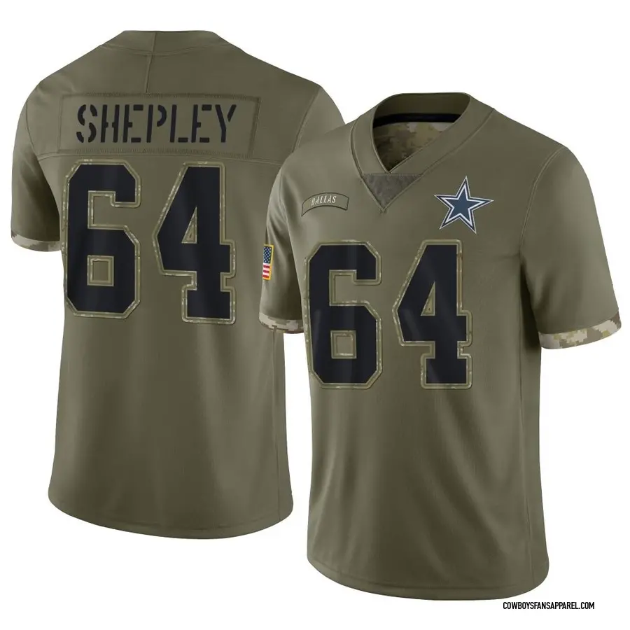 Nike Dakoda Shepley Dallas Cowboys Youth Game White Jersey