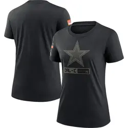 Matt Overton Dallas Cowboys Men's Legend Olive Salute to Service Sideline  Long Sleeve T-Shirt