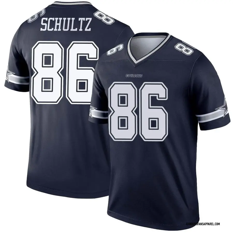 Nike Dalton Schultz Dallas Cowboys Game Navy Blue Throwback Jersey - Youth