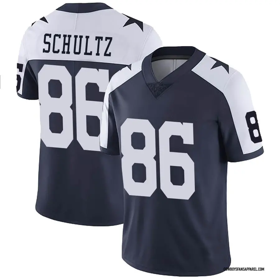 Nike Dalton Schultz Dallas Cowboys Game Navy Blue Throwback Jersey - Youth