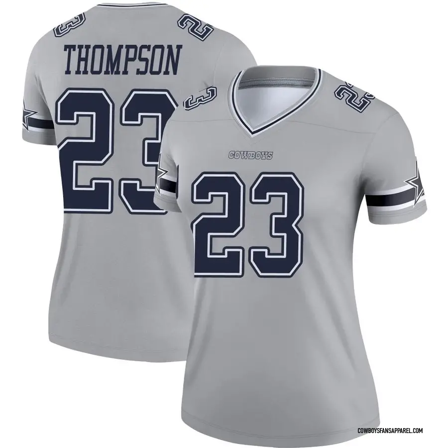 Men's Nike Ezekiel Elliott Silver Dallas Cowboys Inverted Legend Jersey