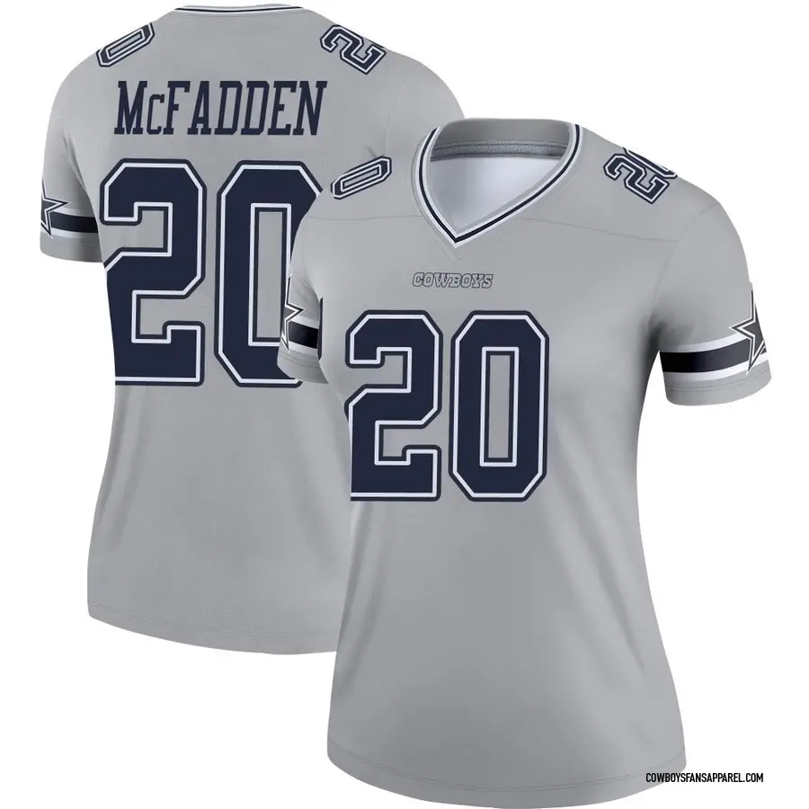 Nike Darren McFadden Dallas Cowboys Legend Gray Inverted Jersey