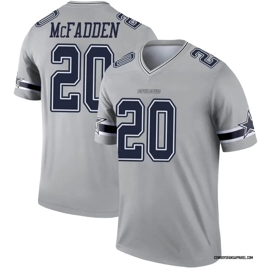 Nike Darren McFadden Dallas Cowboys Legend Gray Inverted Jersey - Youth