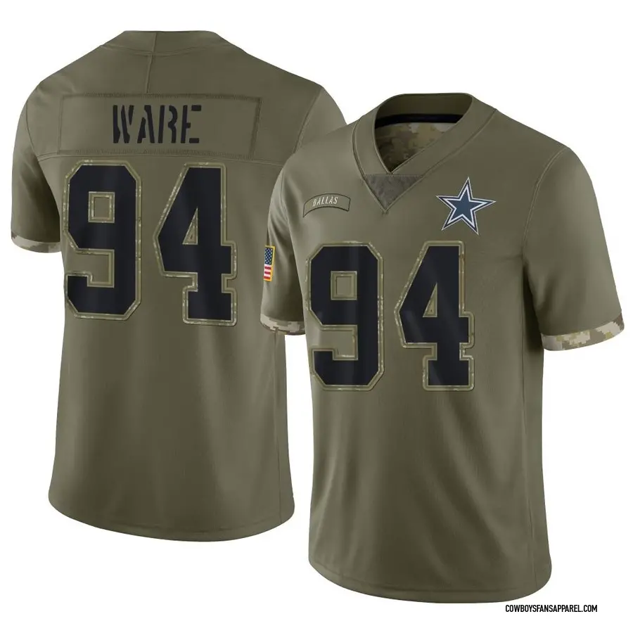 Nike DeMarcus Ware Dallas Cowboys Limited Green Salute to Service