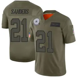 #21 Deion Sanders Jersey Dallas Cowboys Navy Blue Limited Vapor Untouchable