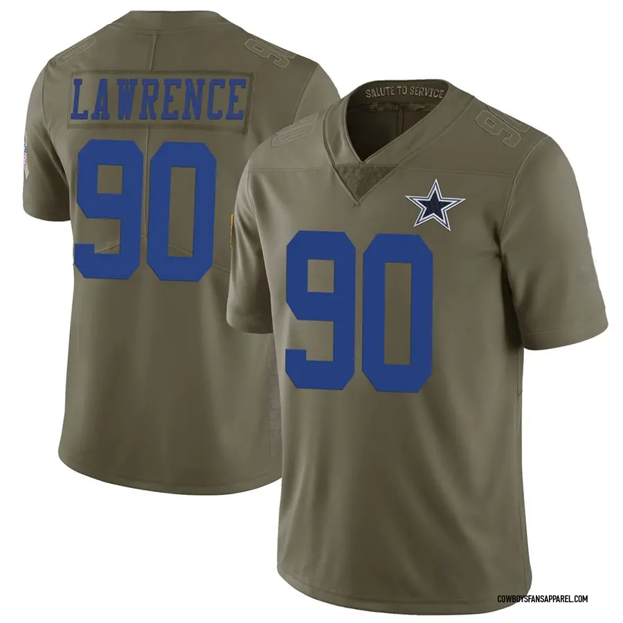 Men's Nike DeMarcus Lawrence Navy Dallas Cowboys Limited Jersey