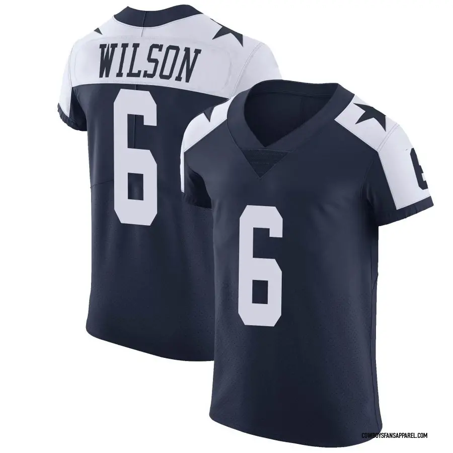 Nike Donovan Wilson Dallas Cowboys Game Navy Blue Throwback Jersey