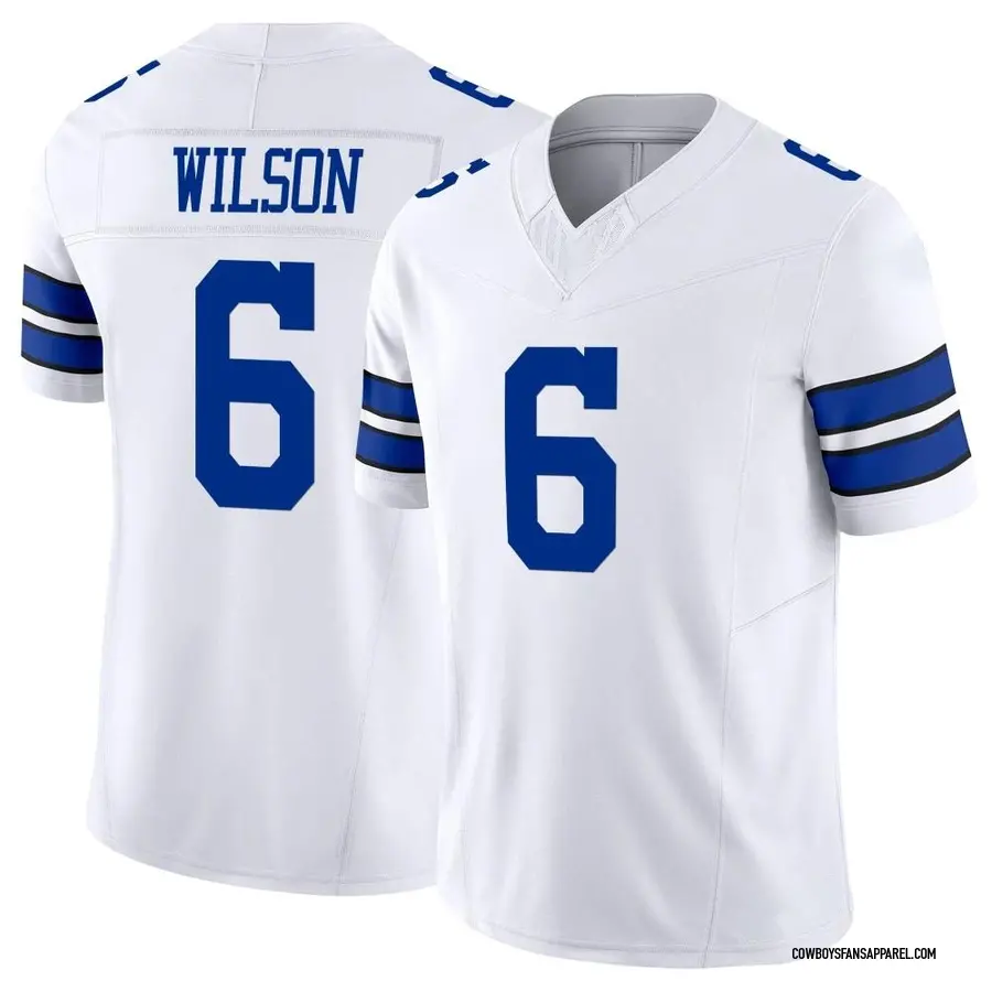 Nike Donovan Wilson Dallas Cowboys Men's Limited White Vapor F.U.S.E. Jersey