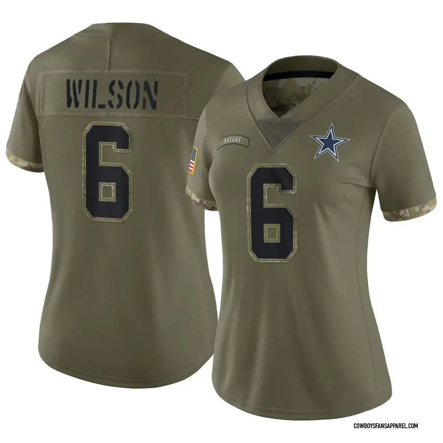 Nike Donovan Wilson Dallas Cowboys Limited Olive 2021 Salute To