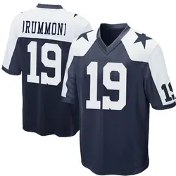 Nike Dontario Drummond Dallas Cowboys Men's Game Navy Blue Throwback Jersey