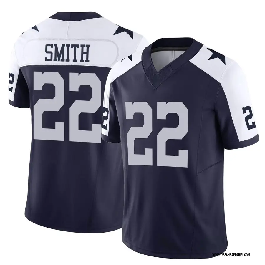 Dallas Cowboys Emmitt Smith Navy Blue Nike Vapor Limited F.U.S.E