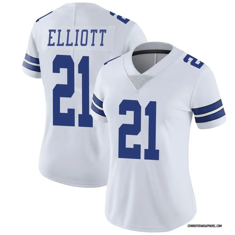 Ezekiel Elliot Dallas Cowboys Women's Nike Stitched Vapor Limited  Jersey Size L