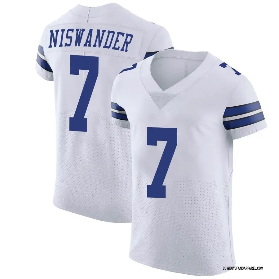 Nike Hunter Niswander Dallas Cowboys Limited White Vapor Untouchable Jersey  - Men's