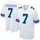 Nike Hunter Niswander Dallas Cowboys Men's Game White Jersey