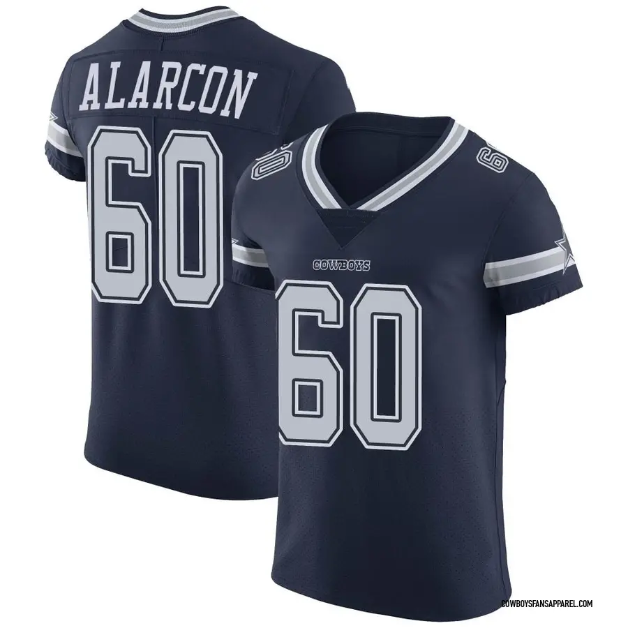 Nike Isaac Alarcon Dallas Cowboys Men's Elite Navy Team Color