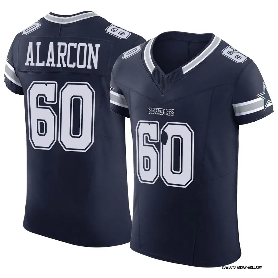 Nike Isaac Alarcon Dallas Cowboys Men's Elite Navy Vapor F.U.S.E. Jersey