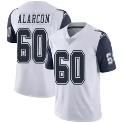 Nike Isaac Alarcon Dallas Cowboys Men's Legend White Color Rush Jersey