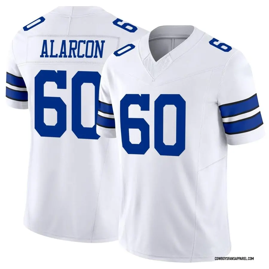 Nike Isaac Alarcon Dallas Cowboys Men's Game White Jersey