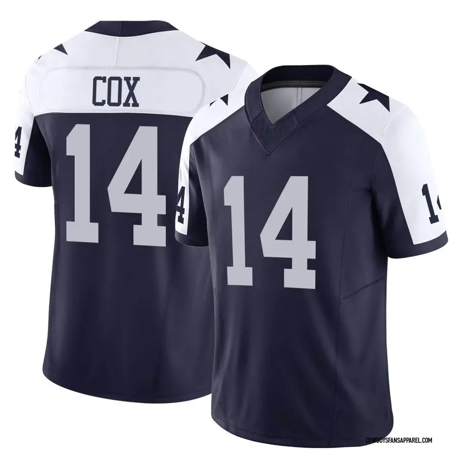 Nike Jabril Cox Dallas Cowboys Youth Limited Navy Alternate Vapor F.U.S.E.  Jersey