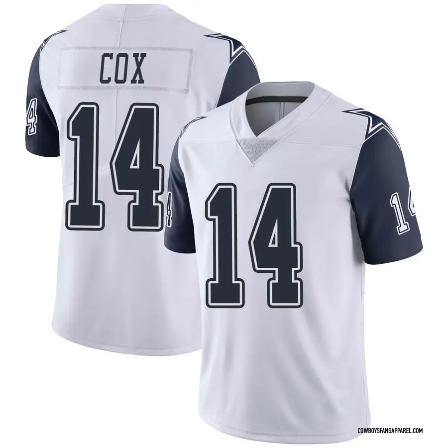 Nike Jabril Cox Dallas Cowboys Youth Limited White Color Rush Vapor  Untouchable Jersey