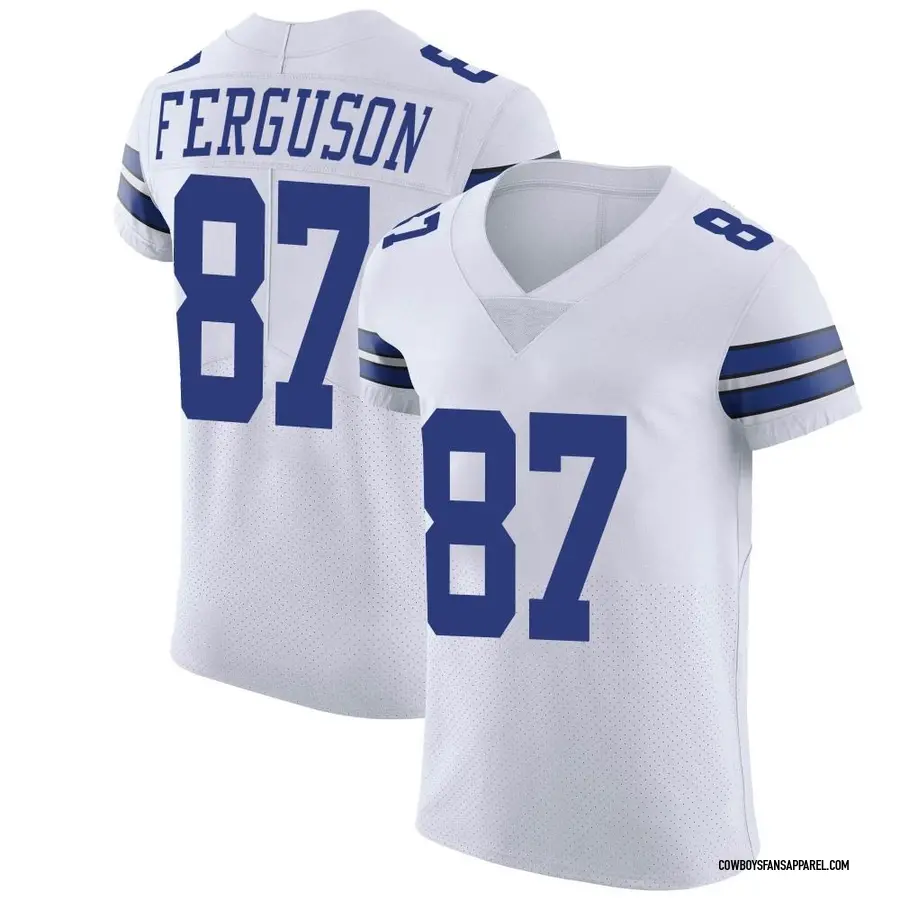 Nike Jake Ferguson Dallas Cowboys Men's Elite White Vapor